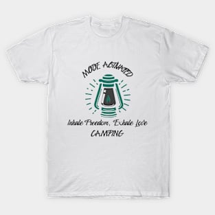 Inhale Freedom Exhale Love Camping T-Shirt